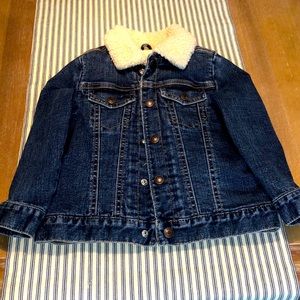 Lined Blue Jean Jacket
